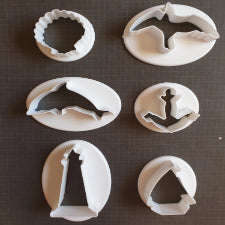 Nautical Sailor plastic cutter set