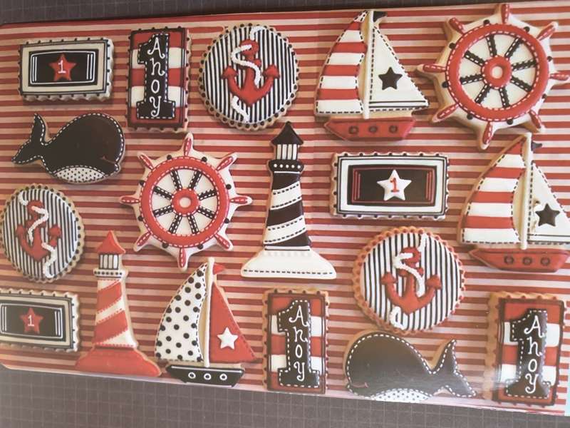 Nautical Sailor plastic cutter set