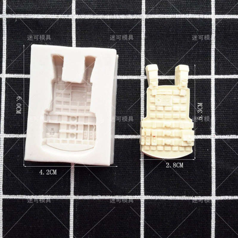 Silicone Mould Army Bulletproof Jacket