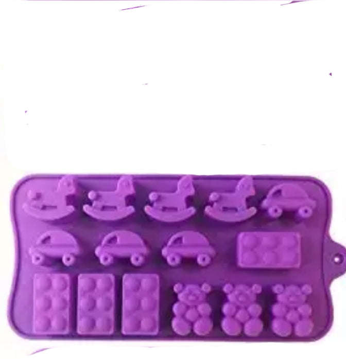 Nr55, Silicone mould chocolate trufflle Building Blocks