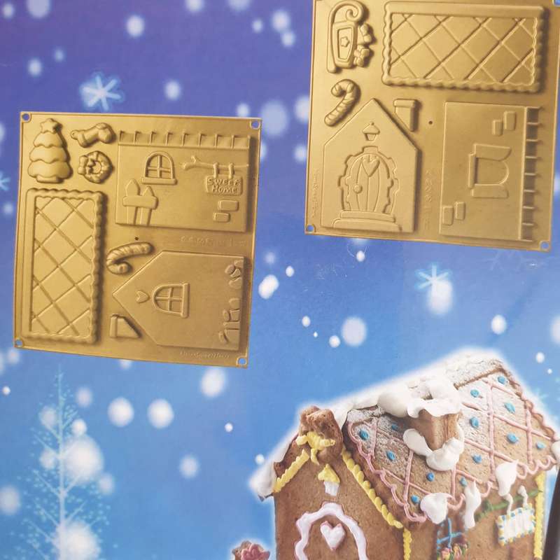 Silicone mould christmas chocolate gingerbread house