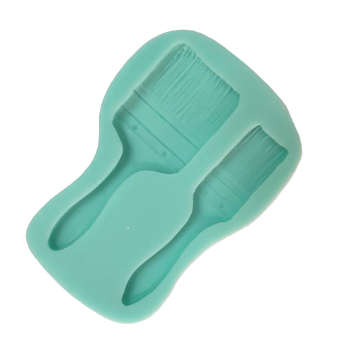 Paint Brush silicone fondant Mould