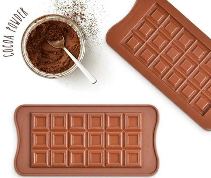 Nr40, Silicone mould chocolate slab, Square
