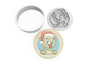 RP21216 Christmas Dog Pastime Cutter 7.5cm
