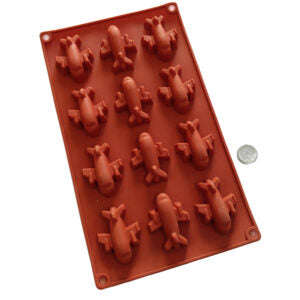 Silicone Fondant Mould Size Of Airplane 5.5x4cm