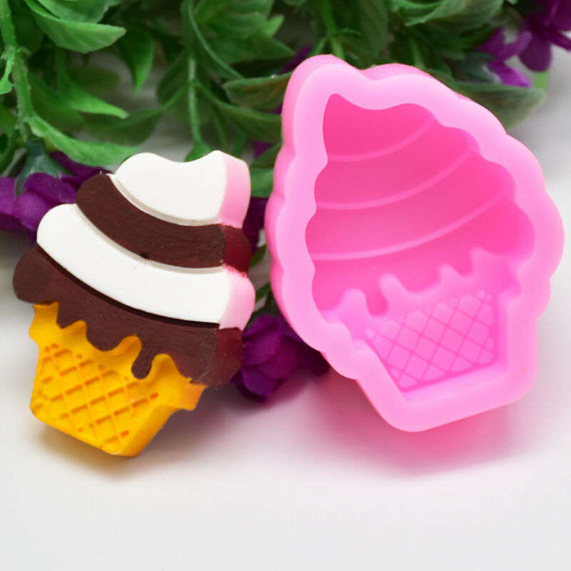 Ice Cream silicone mould, 3.5x5.4cm