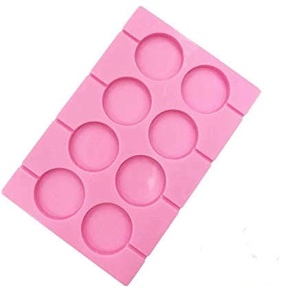 Lollipop silicone mould, without sticks, 5cm