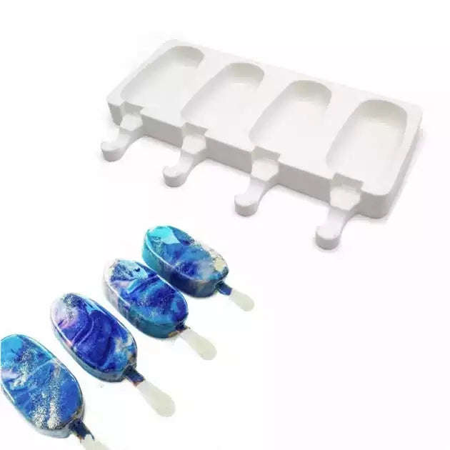 Siliko Ice Cream cakesicle popcicle mould, 9x5cm, Large