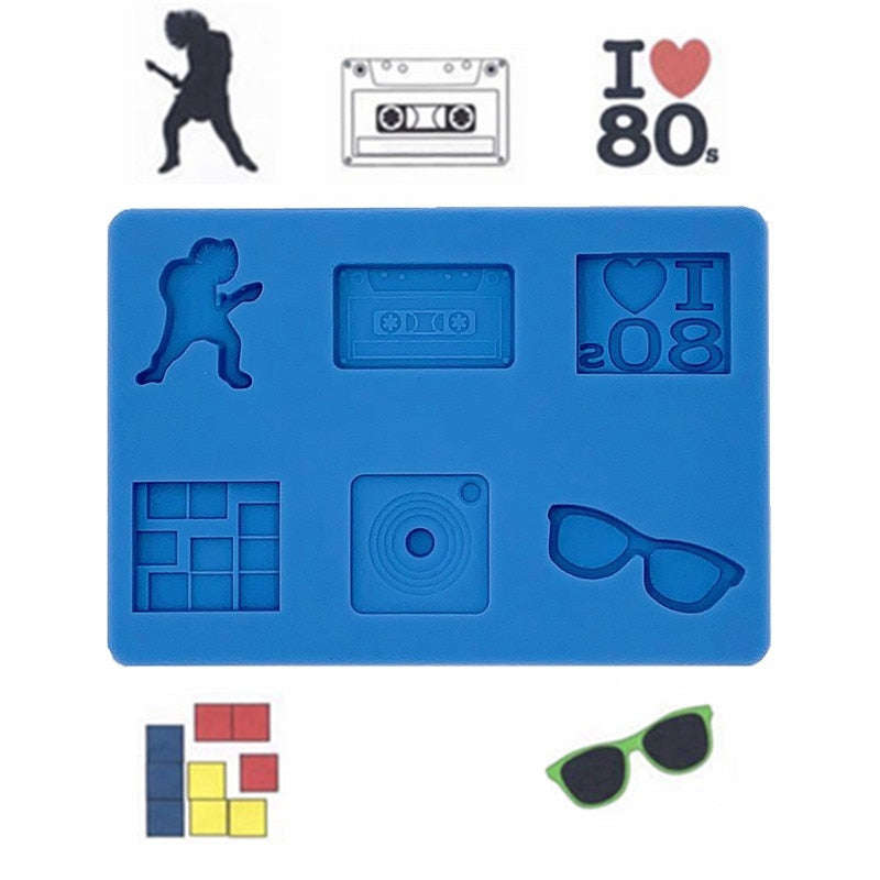 Silicon Mould 80s Theme