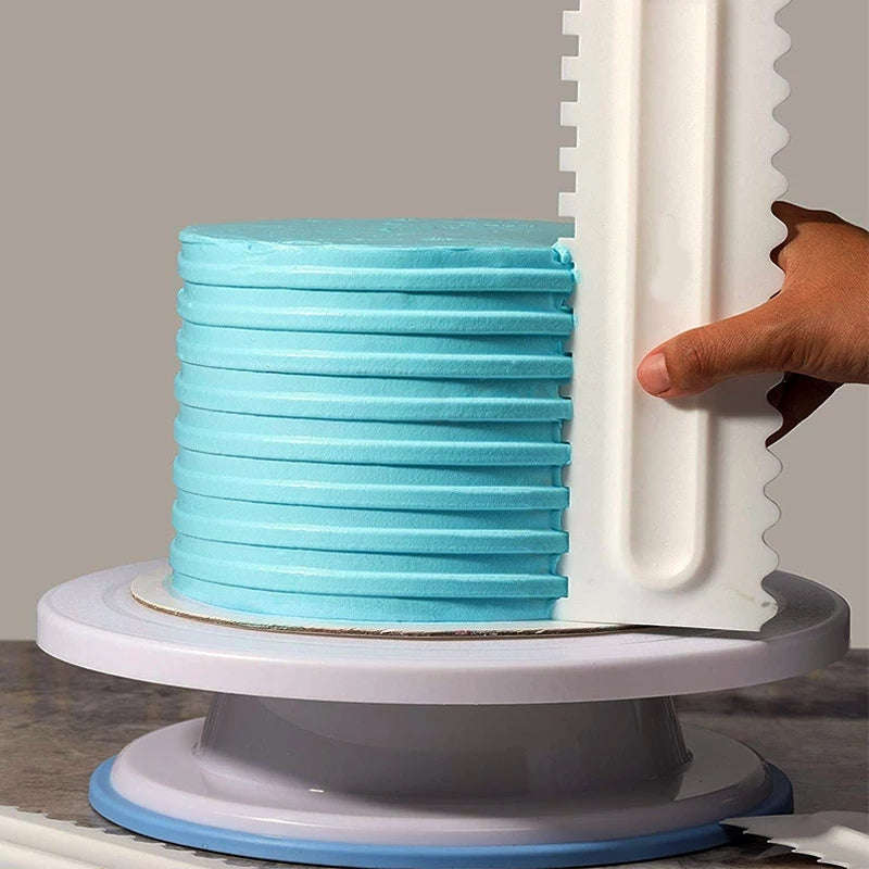 Plastic Icing Comb Scraper A