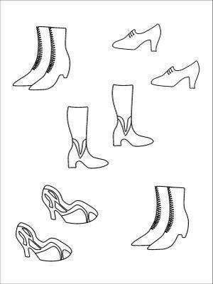 AA86  Hard Plastic Chocolate Mould High Heel Shoes Boots 4.4x4.8cm