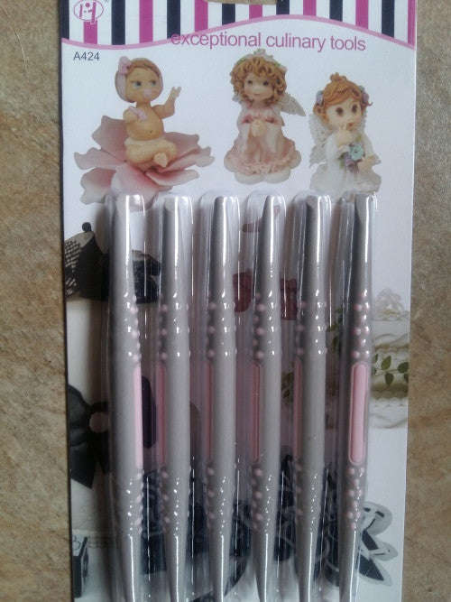 Fondant figurine shaper tools silicone tips