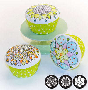 Cupcake Texture Sheet Set Whimsy Bloom