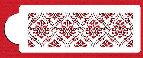 K012A Damask Cake stencil, 32cm