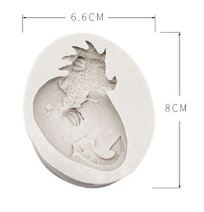 Game of Thrones Dragon B silicone mould, 7x4.5cm