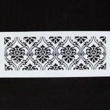 K012A Damask Cake stencil, 32cm