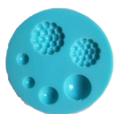 Small flower center silicone mould