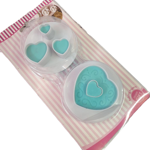 Heart Plastic Plunger Set S814