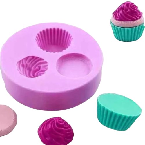 Silicone Mould 3D Cupcake