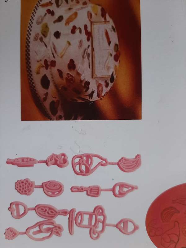 Fruit and Utensils Patchwork Cutter set