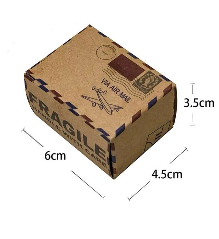 Cardboard Candy Box Travel 5pc