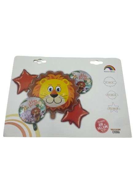 Foil Balloon Wild Animal Lion