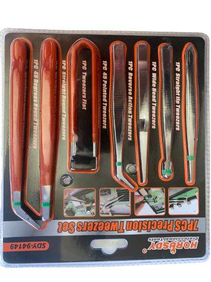 Precision Tweezer set 7pcs