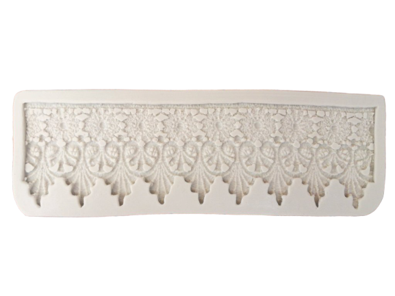 Lace border H silicone mould
