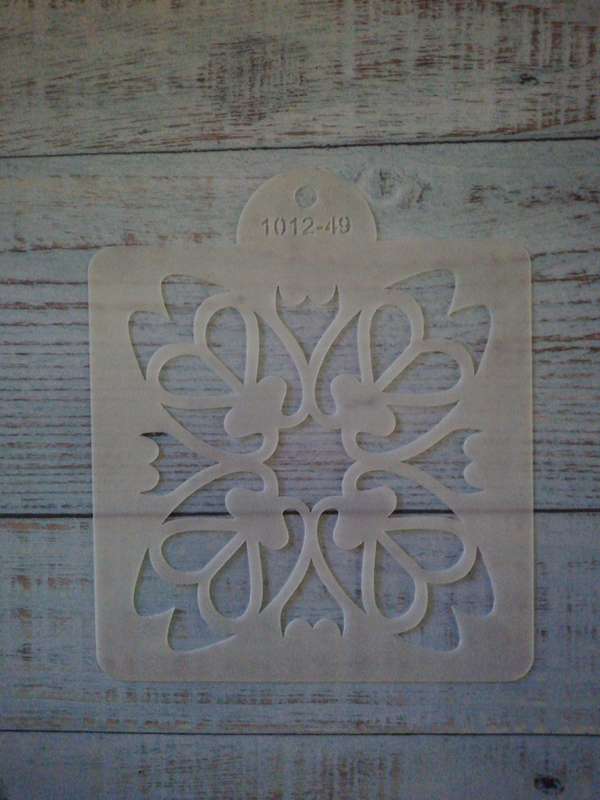 Cake Decorating Stencil 10x10cm, 1012-49