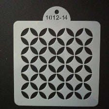 Cake decorating stencil, 10x10cm, 1012-14