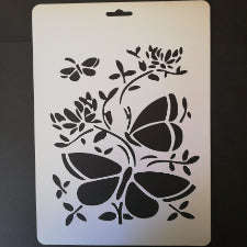 Butterfly A4 cake stencils, G