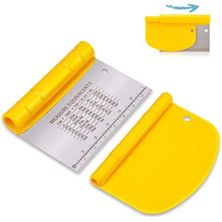 Plastic and Stainless Steel Scraper with Measurement