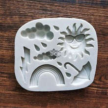 Silicone Mould Nature Elements, Sun 5cm