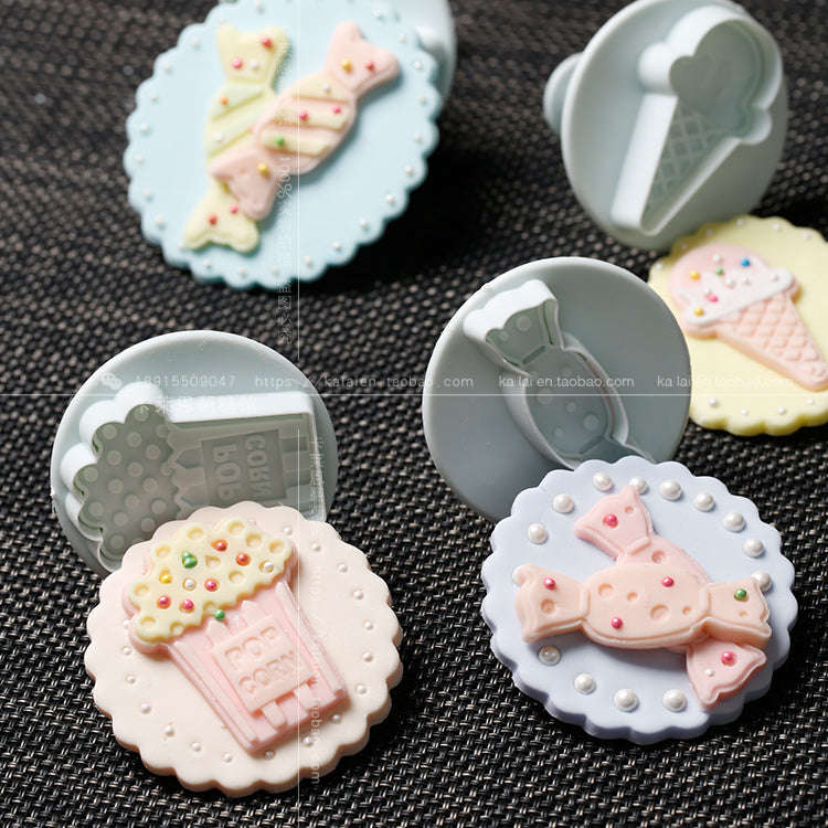 Candy Fondant plunger Cutter