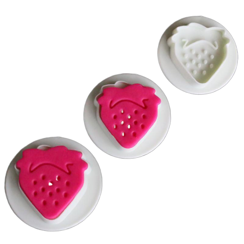 Strawberry Fondant plunger Cutter