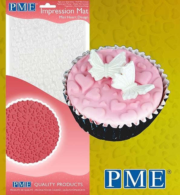 PME Impression Mat Mini Heart