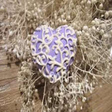 Heart valentine silicone mould