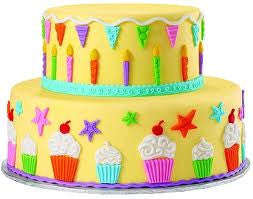 Silicone fondant / sugar paste mould cupcake and candle, D