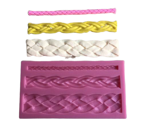 Silicone mould Three ropes