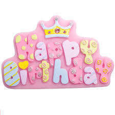 Silicone Mould Happy Birthday