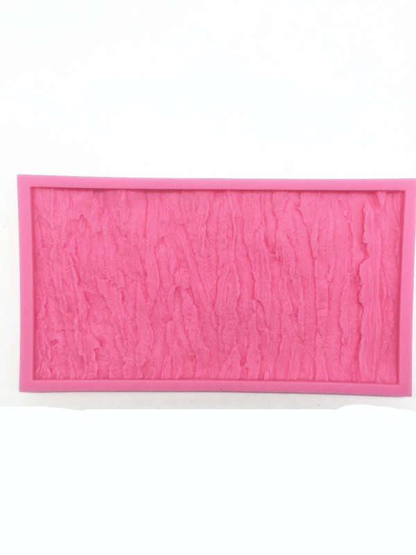 Silicone Mould Wood Bark Impression, 19x10cm