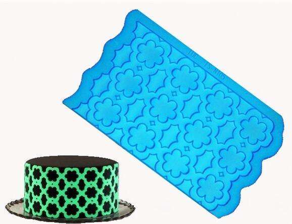 Silicone onlay mould, Flower