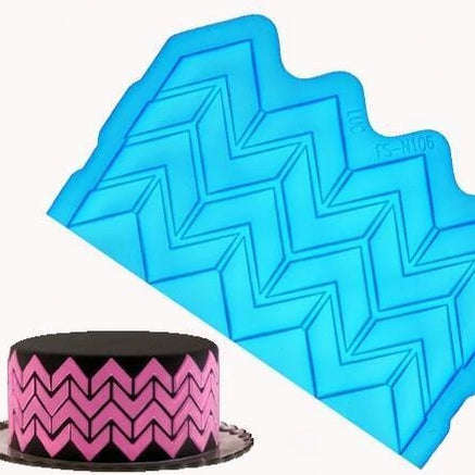 Silicone onlay mould, Chevron