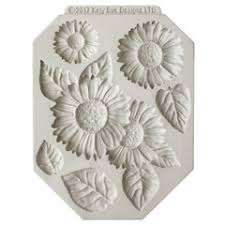 Silicone Mould Sunflower, Middle sunflower 6x4.5cm