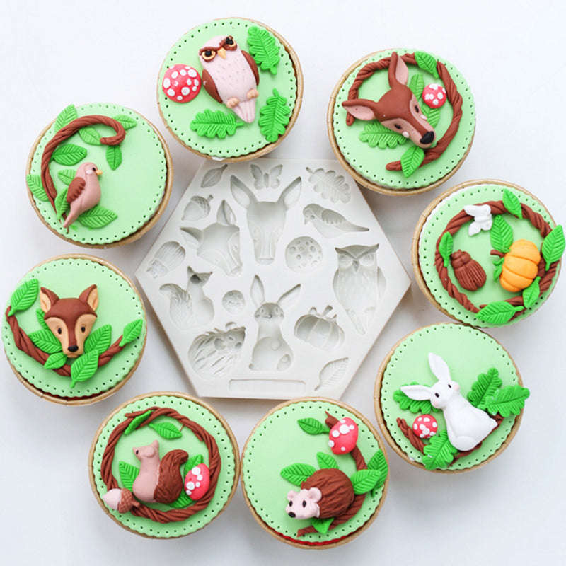 Silicone Mould Forest Animals