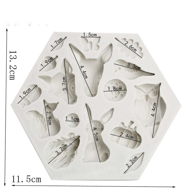 Silicone Mould Forest Animals