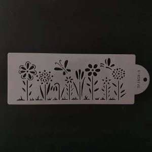 Cake decorating stencil, 25x10cm, SY1028-3