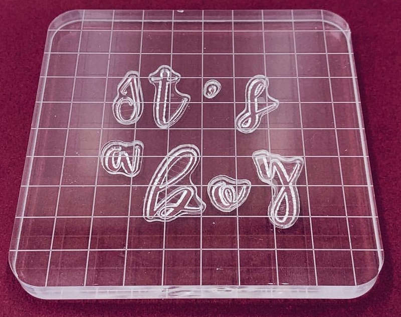 Cake Decorating Stamp Set. Set A