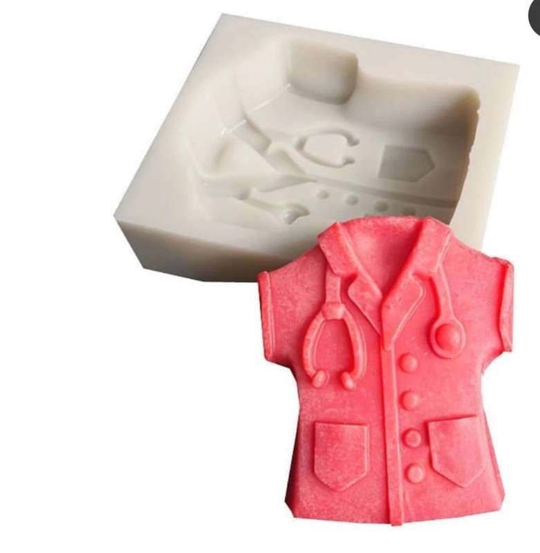 Silicone Mould Doctor Scrubs Shirt/Jacket