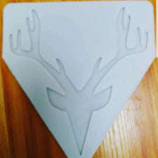 Silicone Mould Flat 2D Buck/Deer Head with Antlers